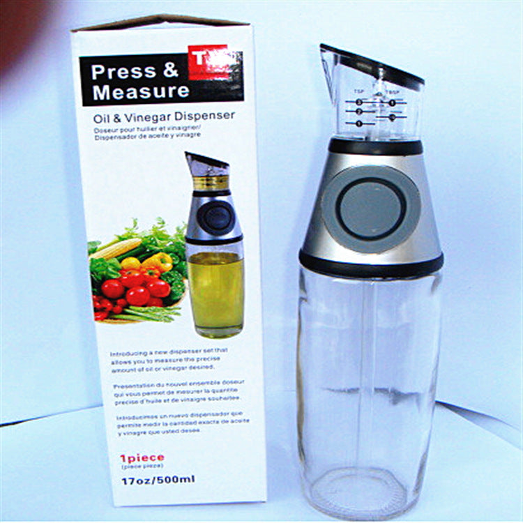 500ml Measurable Glass Bottle Oil Bottle Soy Bottle Kitchenware