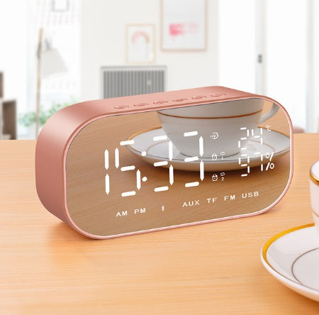 Wireless Bluetooth Low - tone Speaker With Alarm Clock