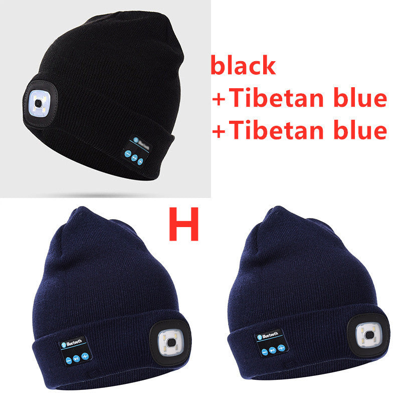 Bluetooth LED Hat Wireless Smart Headset Headphone