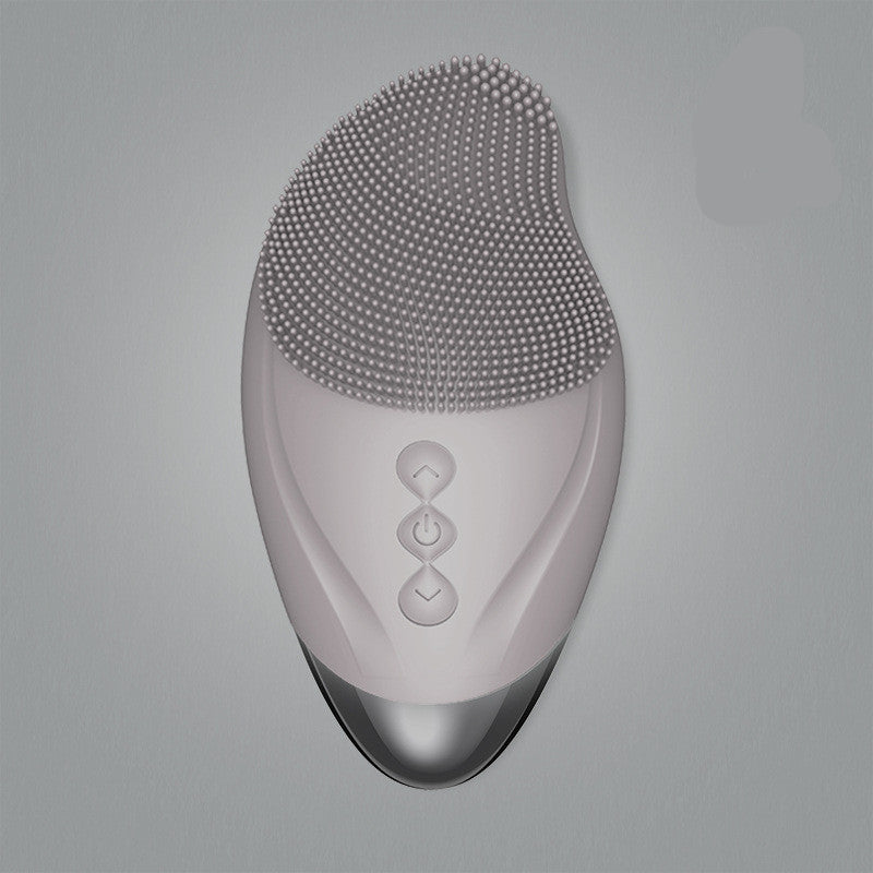 Heated electric silicone cleansing instrument