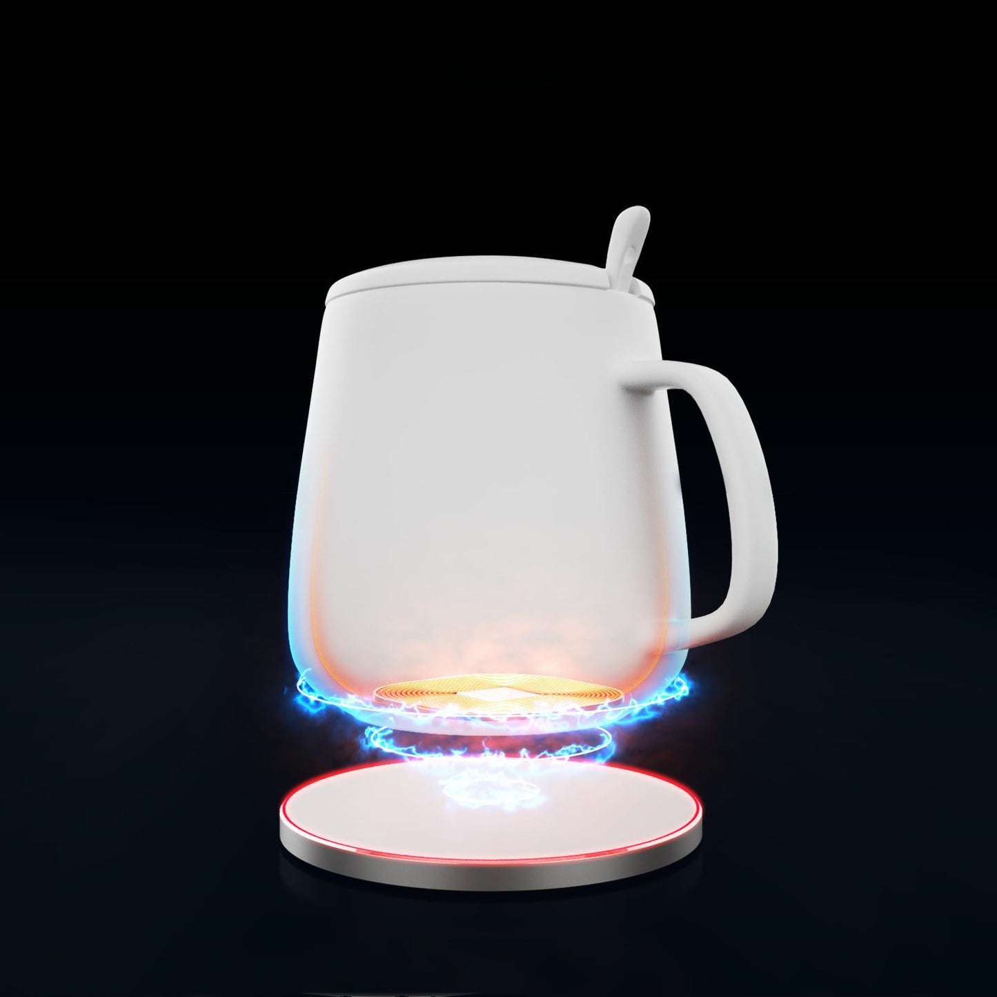 Wireless heating cup wireless charger