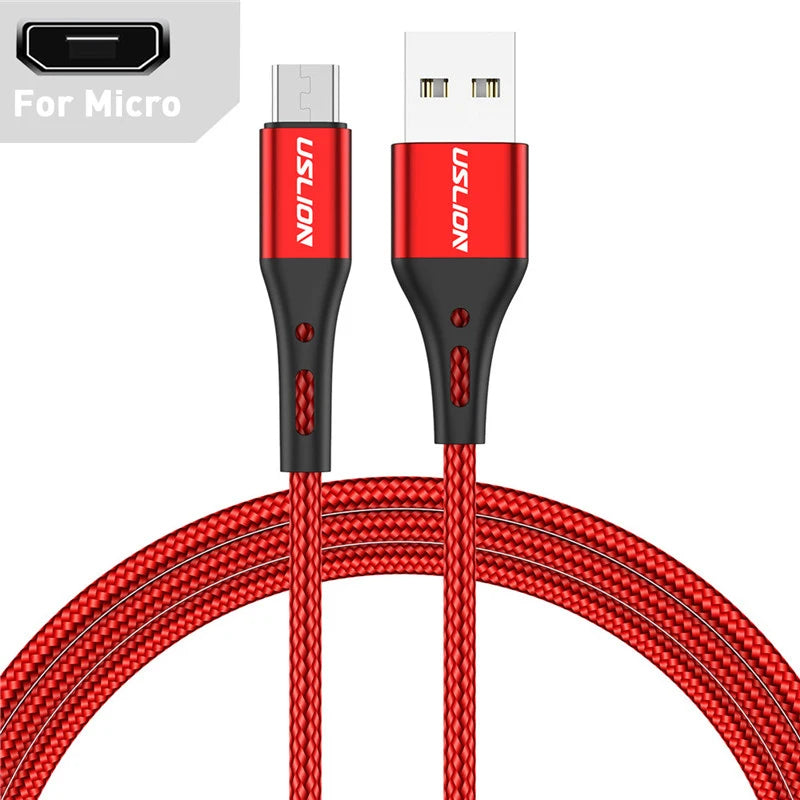 3A USB Type C Cable Wire For Samsung S24 S23 Xiaomi mi 14 Mobile Phone Fast Charging USB C Cable Type-C Charger Micro USB Cables