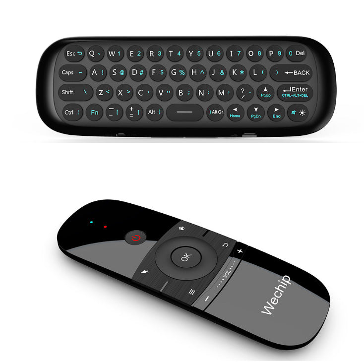 Wechip W1 Air Flying Mouse Infrared Learning Double-sided Wireless Body Sense Flying Mouse Mini Keyboard Mouse Remote Control