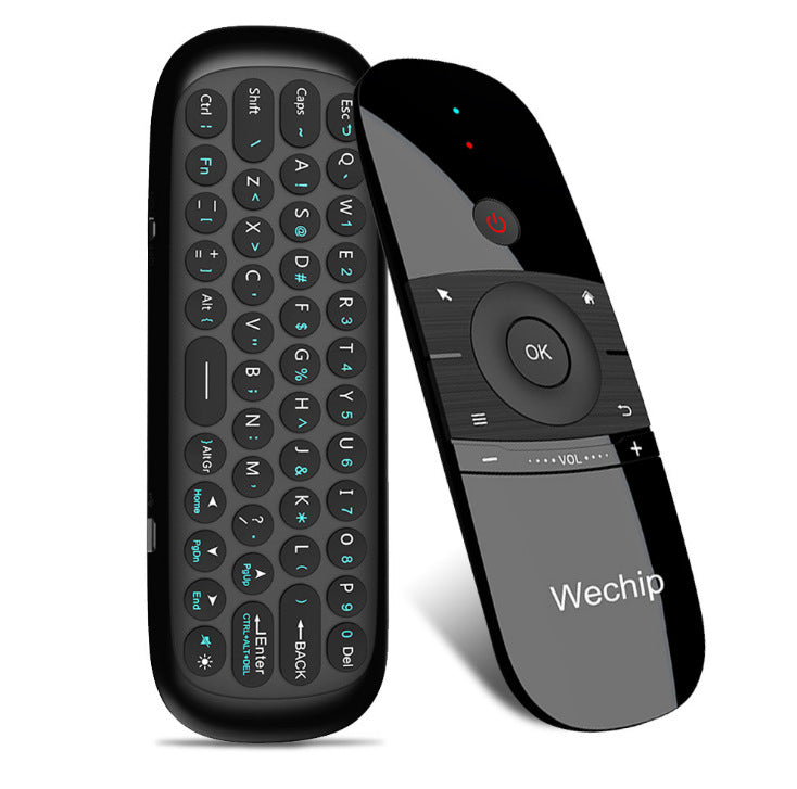 Wechip W1 Air Flying Mouse Infrared Learning Double-sided Wireless Body Sense Flying Mouse Mini Keyboard Mouse Remote Control