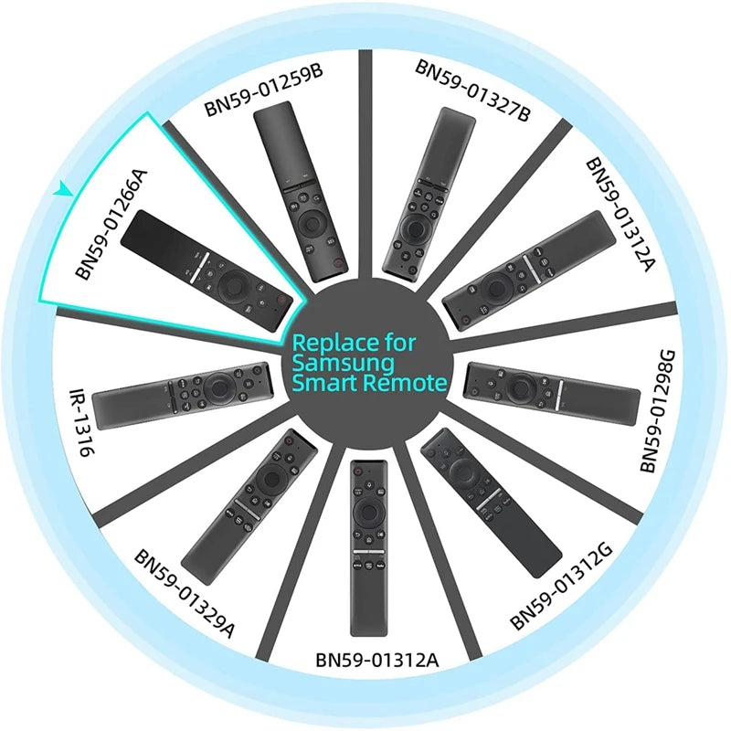 Universal Voice Bluetooth Remote Control Replacement  for SAMSUNG Smart 4K TV BN59-01259B BN59-01312B/A BN59-01311B BN59-1266A